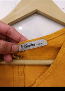 Mustard Yellow Tunic Top