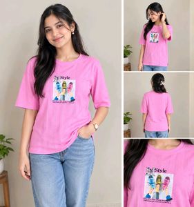 Cute Pink Graphic T-Shirt