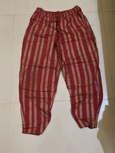 Maroon Kurta with Gold Print