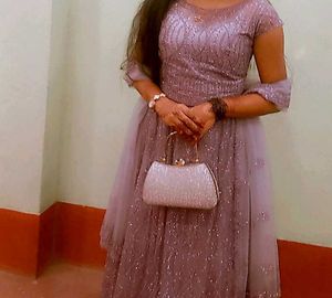 Sparkling Lilac Ethnic lehenga