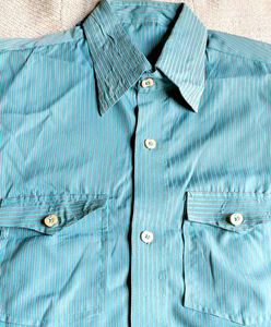 Striped Button-Down Shirt