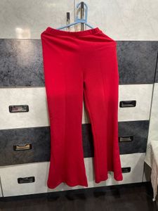Vibrant Red Square Neck Cord set