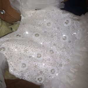 Girls White Gown