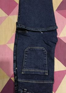 Classic Dark Wash Denim Jeans