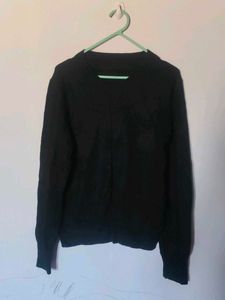Classic Black V-Neck Sweater
