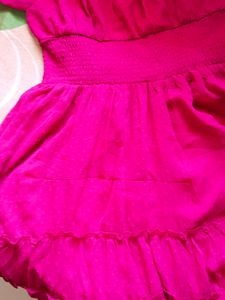 SMOCKED TIERED DRESS