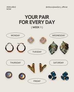 Everyday Office Earring Collection
