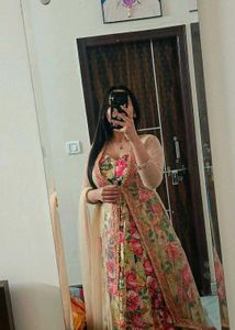 Floral Anarkali Kurta Set