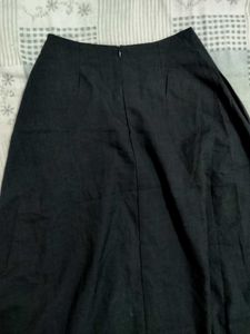 Classic Black Midi Skirt