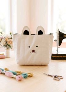 combo of 2 Cute White Bear Pouch Bag