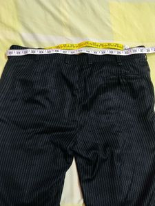Men's Pinstripe Trousers Pants