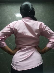Pink Formal shirt For womens