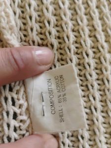 Cream Knit Cardigan