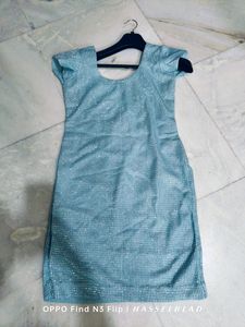 Sky 🔵 Blue Kurta With Pathani Salwar Set