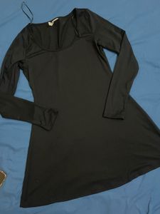 Classic Black Long Sleeve Dress