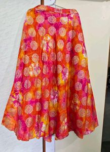 Ethnic Skirt with Golden touch💖