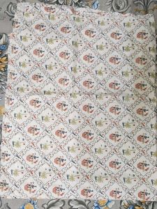 Bedsheet with ethnic pattern