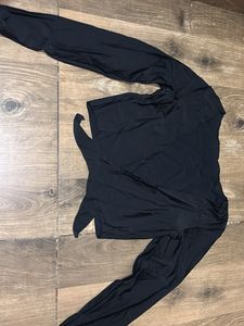 tie up crop top