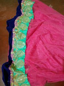 Elegant rose Anarkali Gown