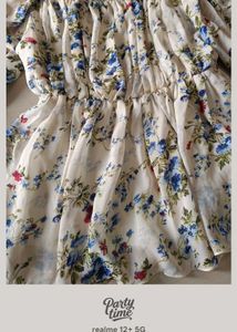 Floral Off-Shoulder Peplum Top
