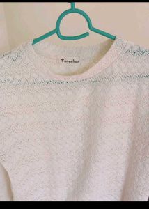 Beige Knit Korean Top