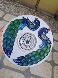 peacock pattern lippan art 🦋✨️