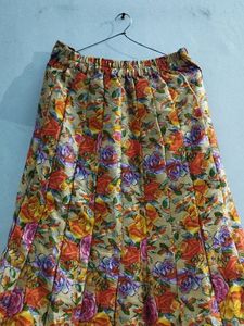 Floral Printed Long Skirt