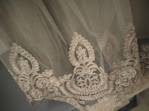 Elegant Grey Embroidered Skirt
