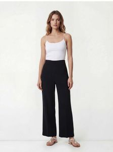 COVERSTORY Black Formal Wide Leg Pants