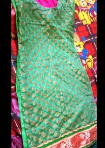 Green Dress Material Kurti
