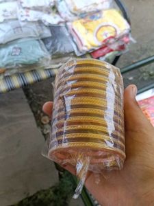 Set of Golden Bangles
