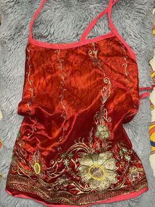 Y2K embellished  Halter Neck top