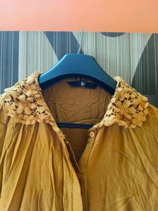 Mustard Mid dress