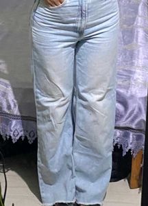H&amp;M Light  Wide Leg Jean