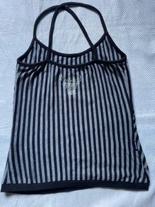 Striped Halter Tank Top