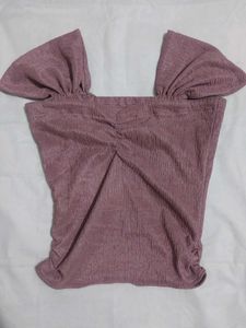 Women's Ruched Sleeve Top