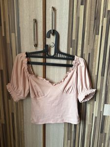 Cute Puff Sleeve Crop Top( not used)