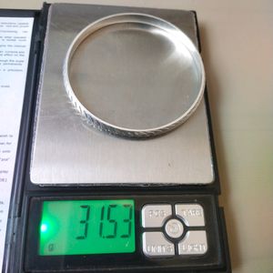 Pure Silver Panjabi Sardar Kada Size 2/14(31.53gm)