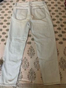 Light Wash Ripped Denim Jeans