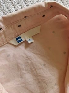 Cute Pink Polka Dot Button-Up Shirt