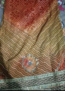 Designer Saree with Sequins