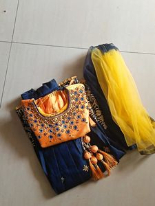 Girl's Lehenga Choli Set