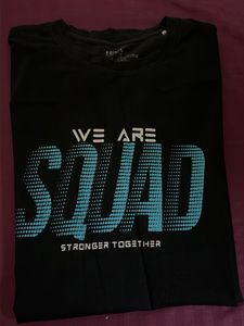 Men's Black "WE ARE SQUAD" T-Shirt