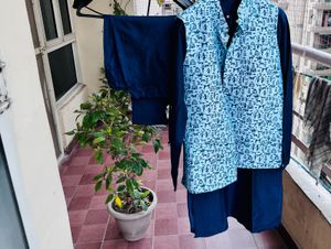 Men’s Kurta Set with Nehru Jacket