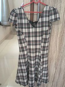 Plaid A-Line Dress