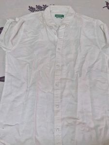 Classic White Benetton Shirt