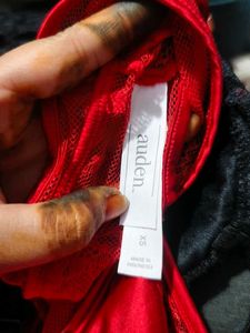 Elegant Red Lace Bralette