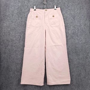 Zara Wide-Leg Pink Trousers