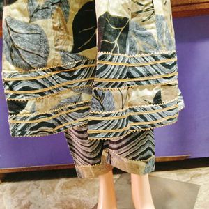 Printed Anarkali Cotton Suit