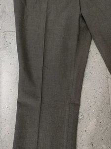Elegant Dark Brown Straight Leg Pants